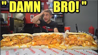 UNDEFEATED FAT BOY SANDWICH CHALLENGE | Legendary Fat Shack Sandwich Challenge