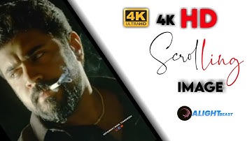 Alight motion 4k HD Moving Scrolling photo || Tutorial in English