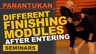 Panantukan: Different Finishing Modules After Entering