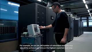 Maximum ABB Modular UPS efficiency in all loading conditions