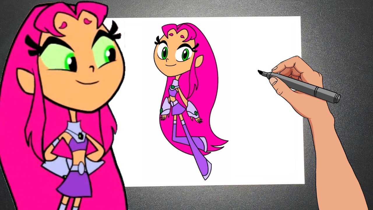 Como desenhar a Starfire