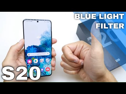 How to Activate Blue Light Filter in Samsung Galaxy S20