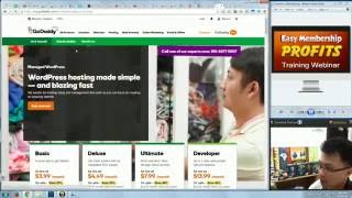 How to build a website (godaddy wordpress)
