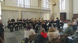 God Bless America - Song 8 @ Westerkerk Church in Amsterdam - GVHS Marching Band