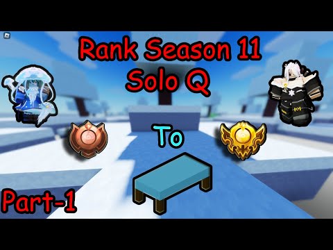 So I solo qued Rank Season 11 Bronze 4 To Gold 1, Part 1