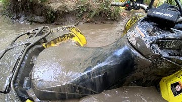 Wheelies and going deep with the Outlander L 570 XMR!