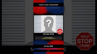 Full Tazewell, Virginia Booking Records - 23 July 2026 Update
