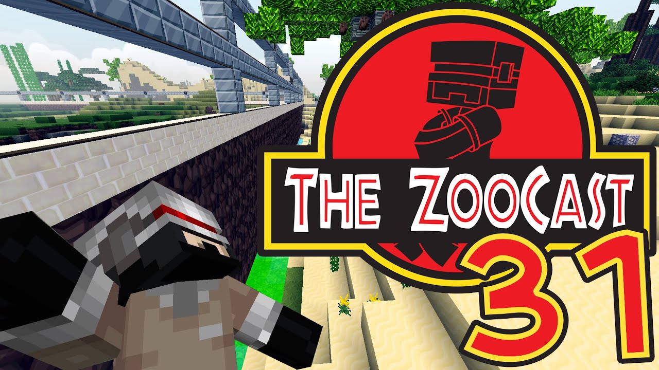 Minecraft Jurassic Park #31 Triceratops Walls! [ZooCast 
