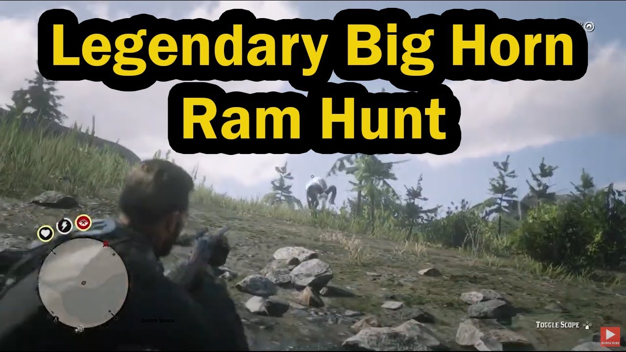 Red Dead Redemption 2 Legendary Big Horn Ram Hunt and Location YouTube