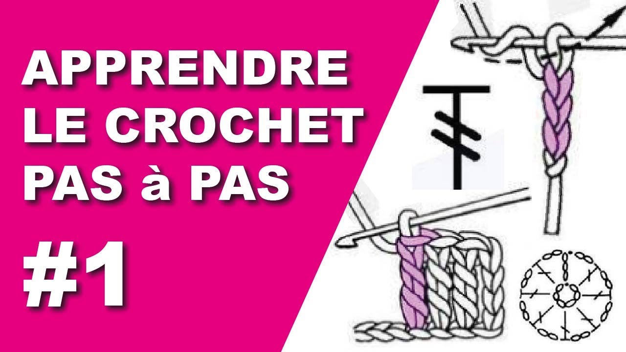 1 APPRENDRE LE CROCHET : PAS à PAS @CrochetLainePassion