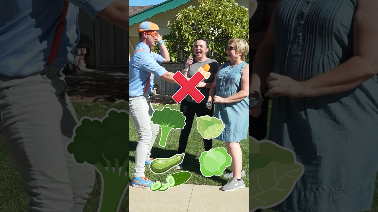 Um....who CAN'T name a single vegetable 🥦🥕 when Blippi asks?! 