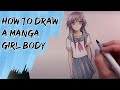 How to draw a Simple Manga female body