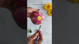 DIY Coconut shell craft. #diy #craftyhome #art #coconutshellcrafts #handmade #coconutshellcraft