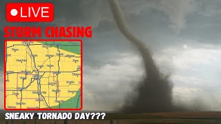 LIVE STORM CHASER: SNEAKY IOWA TORNADO THREAT