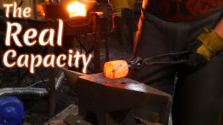 The REAL Forging Capacity of the Treadle Hammer Kit The REAL Forging Capacity of the Treadle Hammer Kit