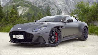 The new dbs superleggera from aston martin is a front-engine v-12
coupe with lots of carbon-fibre accoutrements, high-downforce,
low-drag aerodynamic setup...