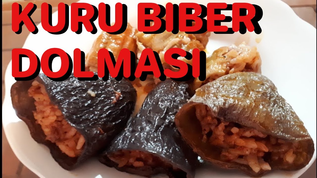 Kuru Biber Dolması Nasıl Yapılır ? Kolay Yemek Tarifi Kuru Biber Dolması Nasıl Yapılır ? Kolay Yemek Tarifi