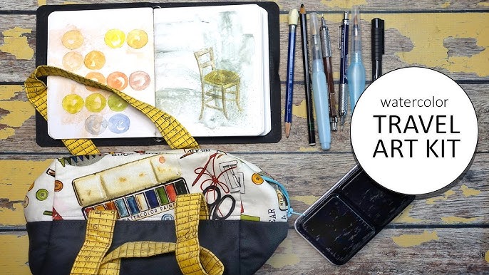 My Travel Art Kit, On-the-go gouache and sketch essentials