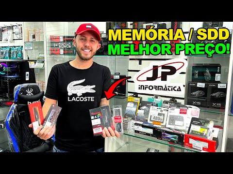 MELHOR LUGAR PARA COMPRAR MEMÓRIA E SSD NA SANTA IFIGÊNIA - JP INFORMÁTICA