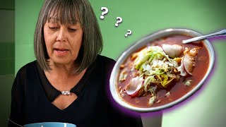 Mexican Grandma Tries Vegan Pozole