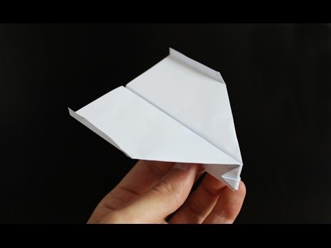 Video: Wie Man Einen Papierflieger Zusammenbaut