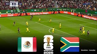 MEXICO vs SOUTH AFRICA Live | FIFA World Cup 2026 | 11 June 2026 |Simulation PES 2021 Gameplay screenshot 1