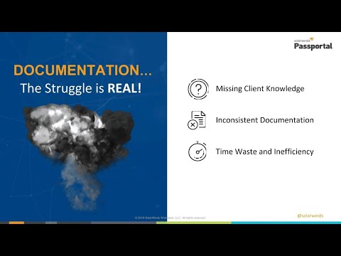 SolarWinds Passportal - Maximizing Technician Efficiency