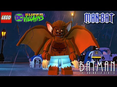 Lego Dc Super Villains Man Bat Free Roam Gameplay Batman The Animated Series Dlc Youtube