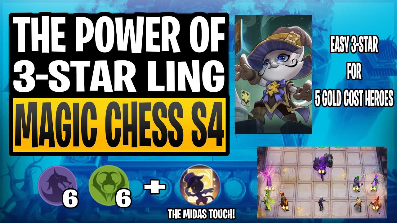 GET 3-STAR 5 GOLD HERO FAST! HIGH DAMAGE 3-STAR LING GAMEPLAY! 6 WYRMSLAYER WARRIOR + 6 VENOM BUILD!