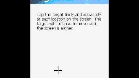 How to align the screen in Windows Mobile?