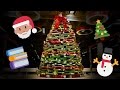 We made a christmas tree out of books timelapse