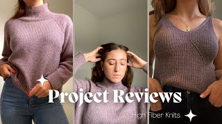 Cami No.7 by My Favorite Things Knitwear & Louvre Sweater by Petite Knit // knitting podcast no. 21