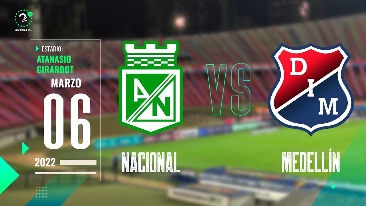 Nacional vs Medellín EN VIVO GRATIS, fecha 10 - Liga Betplay | Antena 2