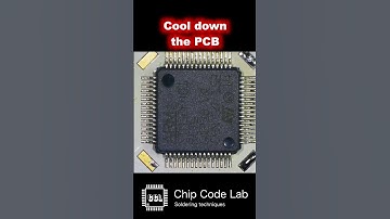 Solder STM32 chip with PCB pad tinning and hot air