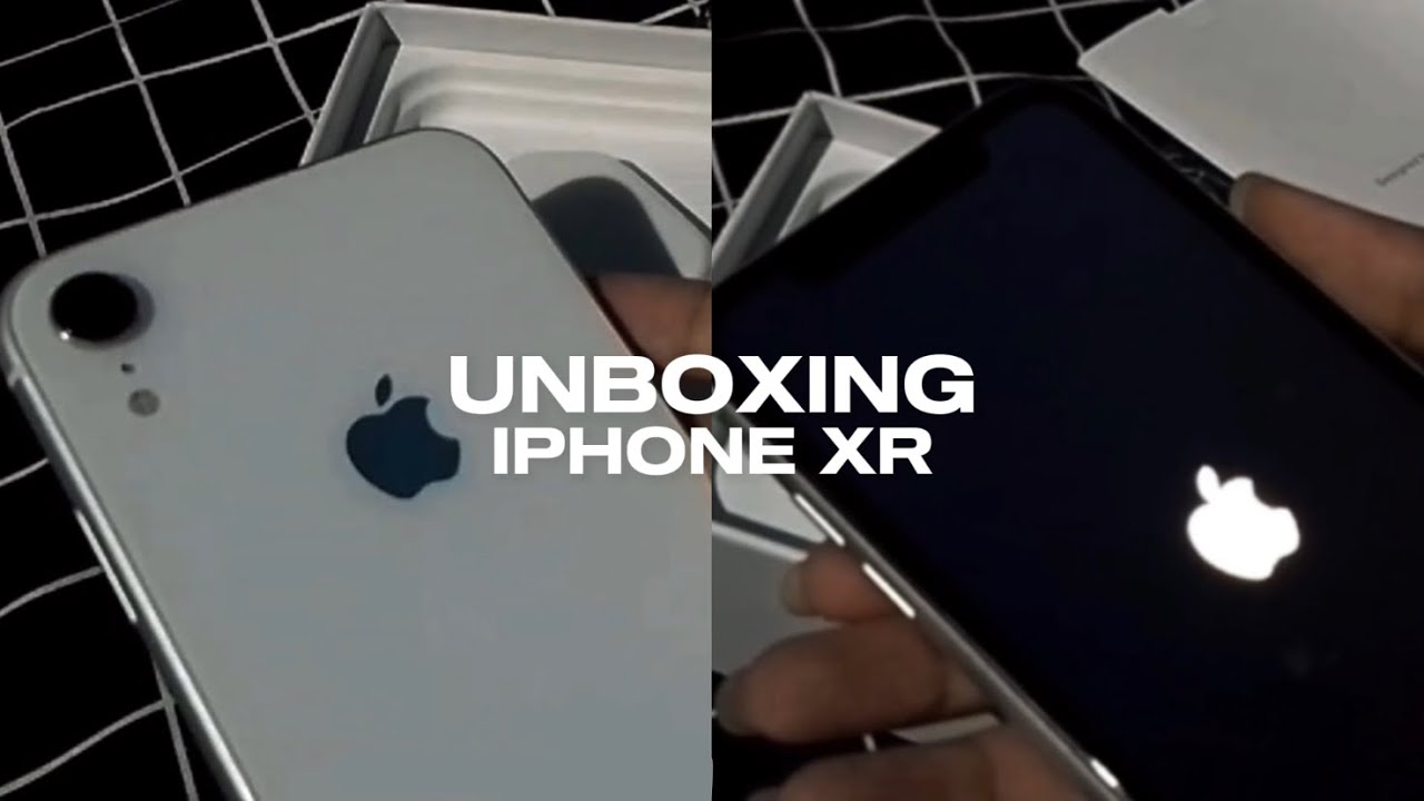 iPhone XR unboxing in 2024 (white)