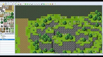 Creating a nature map in RPG Maker MV - Timelapse
