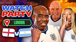 England 1-2 Argentina | Semi-finals LIVE WATCHPARTY📍LONDON