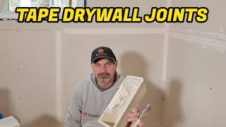 How To Apply Paper Tape to Drywall Joints