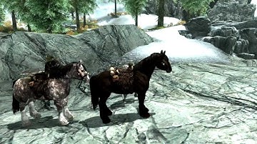 Skyrim Mod Sanctuary 31 : Convienient Oblivious Spectral horses and Mounted Casting