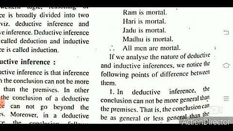 Logic and Philosophy, Class 12, Unit 1 (Deductive and Inductive Inference) Part 2