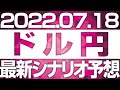 FXドル円最新シナリオ予想＆全エントリー先出し解説 ［2022/7/18］※2倍速推奨