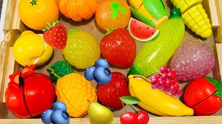 10 min - How to cutting fruits and vegetables ASMR - Plastic vs Wooden vs Squishy!! Oddly Satisfying