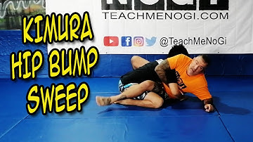 BJJ Basics - kimura / hip bump sweep | NoGi Grappling for Beginners Fundamentals
