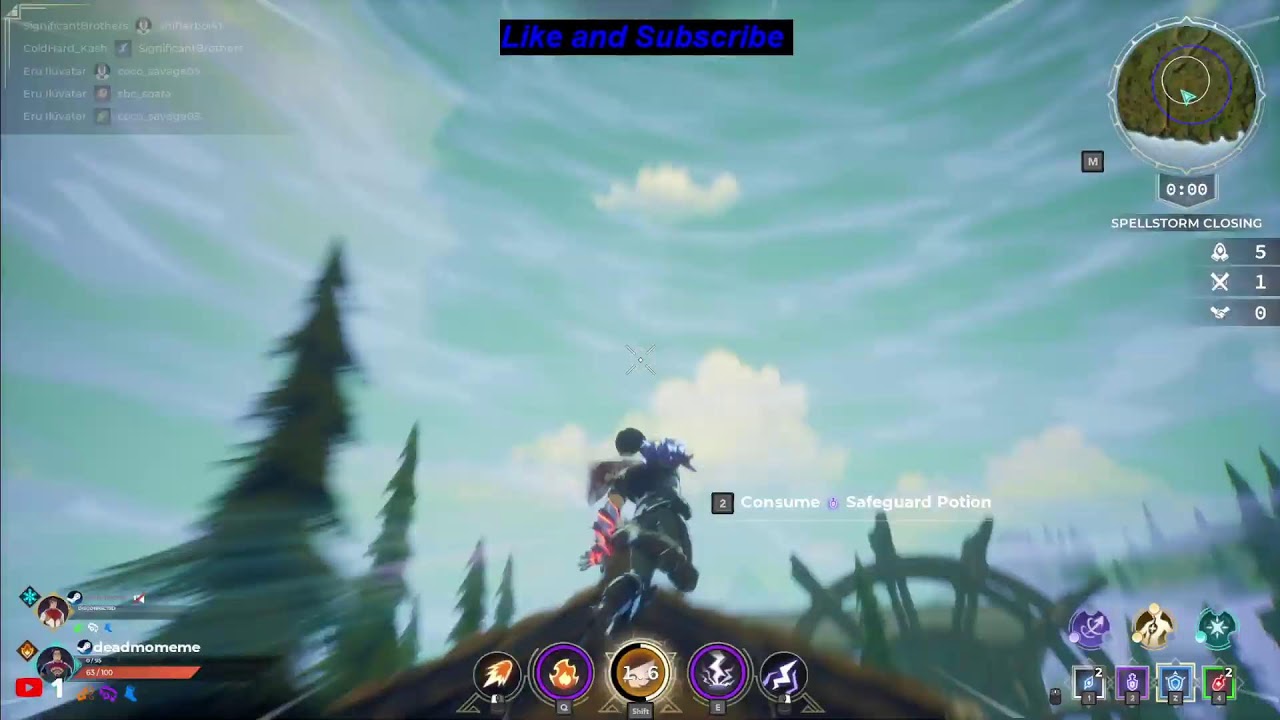 Playing a brand new magic battle royale SpellBreak