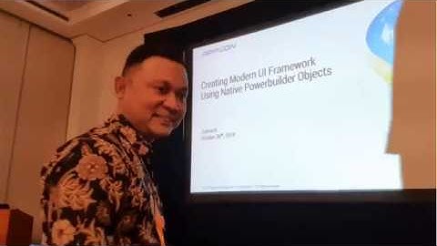 My Elevate 2019 Session - Creating Modern UI PowerBuilder Framework using native objects