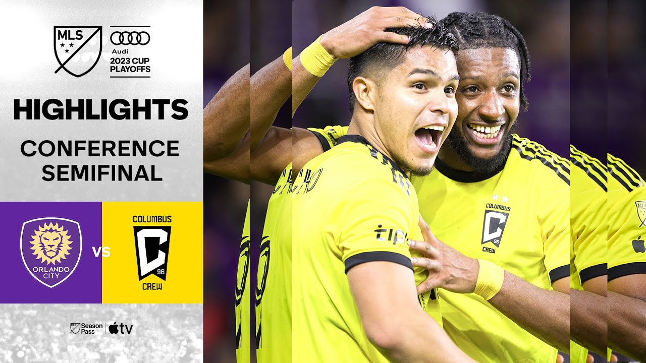 Conference Semifinal: Red Card & Extra Time Goals |  Orlando City vs. Columbus Crew | Highlights