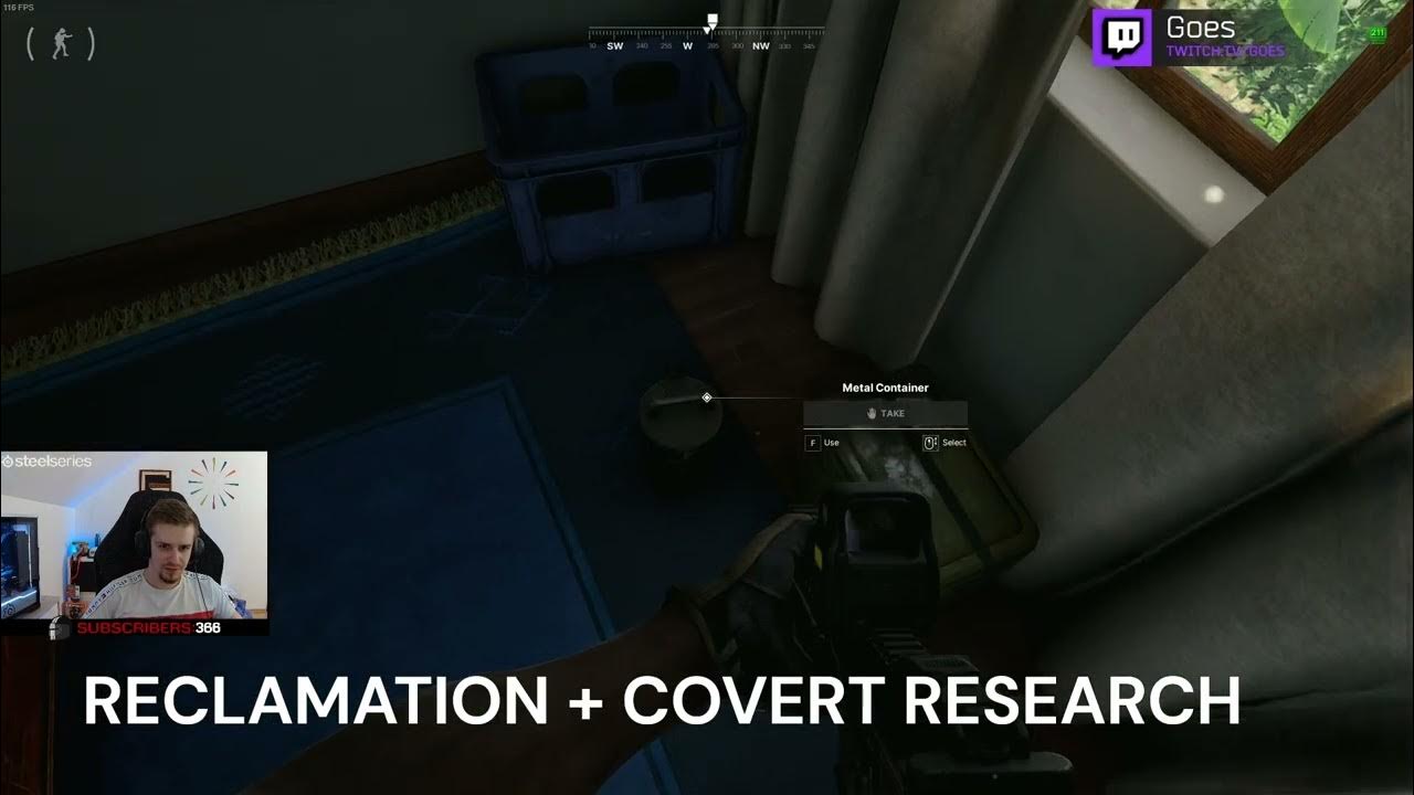 RECLAMATION / COVERT RESEARCH GZW quest task Gray Zone Warfare YouTube