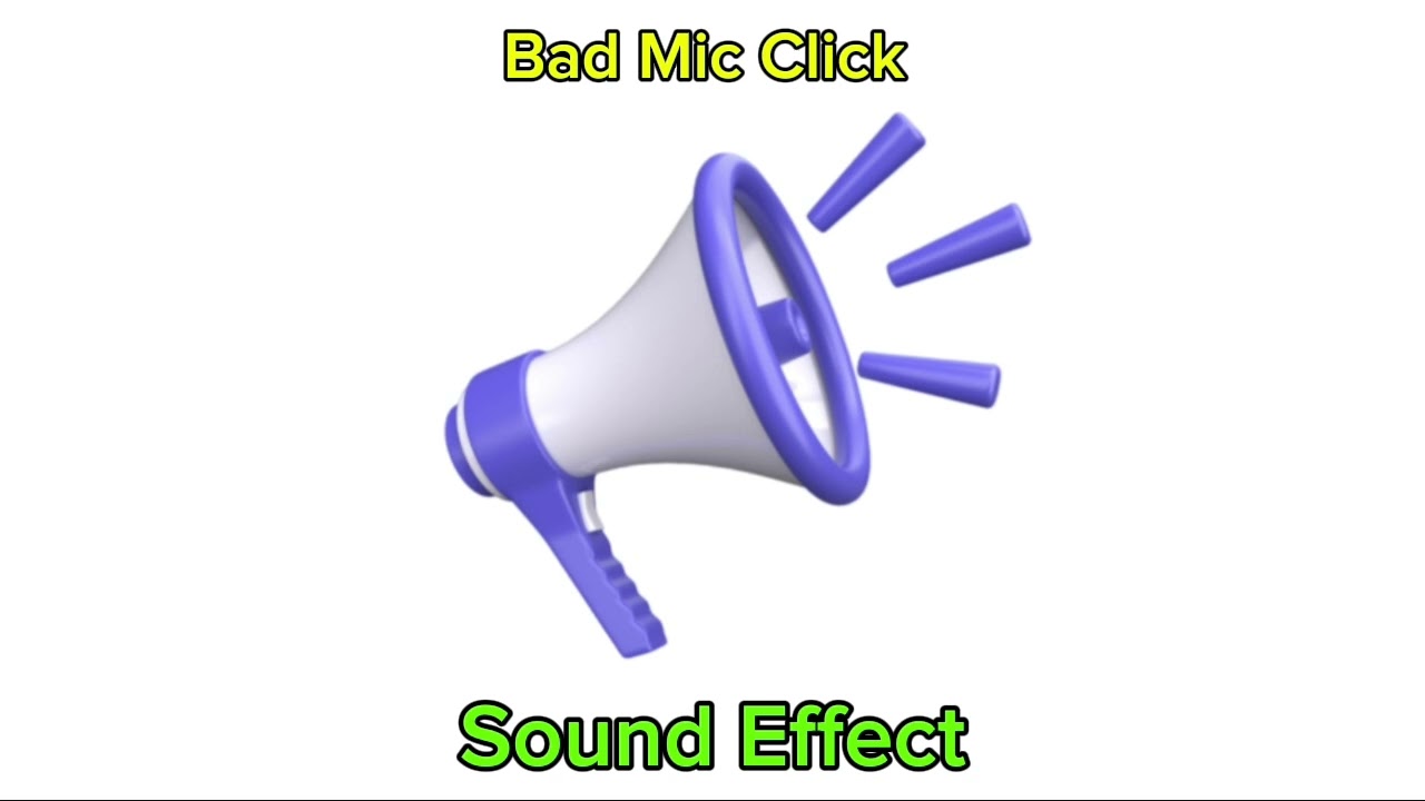 Bad Mic Click Sound Effect || Soundance
