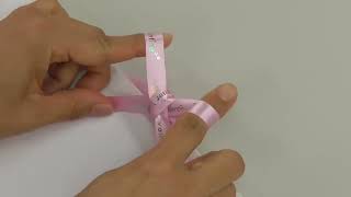 【ラッピングレッスン】斜め掛けリボンの箱掛け