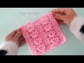 كروشية غرزة جميلة جداً  !! لعمل كوفية / بطانيه/ جاكيت / بلوزة  Unique crochet stitch #يويو_كروشيه